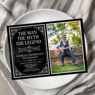 Invitation L'Homme Le Mythe La Légende 75e Anniversaire