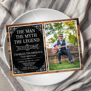 Invitation L'Homme Le Mythe La Légende 75e Anniversaire