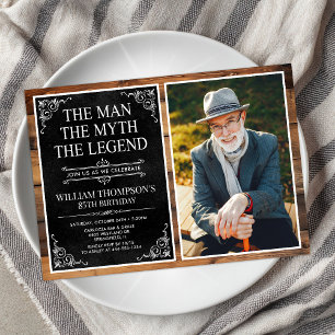 Invitation L'Homme Le Mythe La Légende 85e Anniversaire