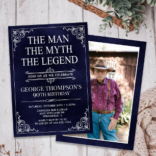 Invitation L'Homme Le Mythe La Légende 90e Anniversaire