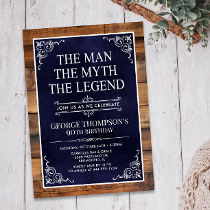 Invitation L'Homme Le Mythe La Légende 90e Anniversaire