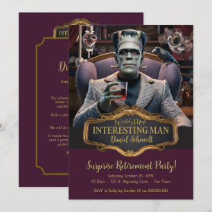 Invitation L'homme le plus intéressant du monde, retraite sur