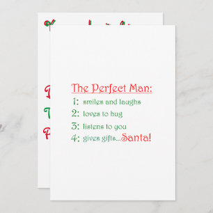 Invitation L'homme parfait