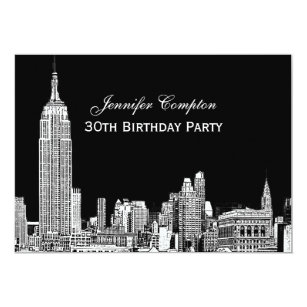 Invitations Faire Part Cartes Anniversaire New York City Zazzle Fr