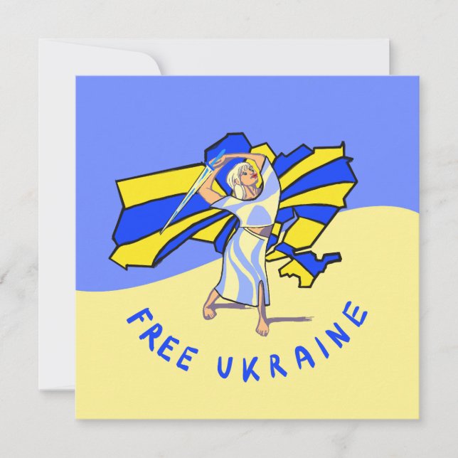 Invitation Libre Ukraine (Devant)