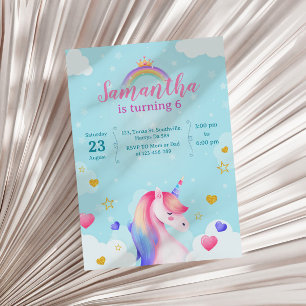 Invitation Licorne 