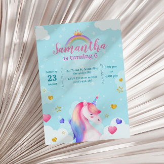 Invitation Licorne 