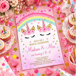 Invitation Licorne, Invitation Licorne Jumelles