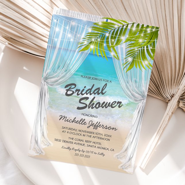 Invitation Lieu de Mariage sur la Plage (Créateur téléchargé)
