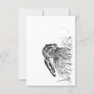 Invitation Lièvre d'automne