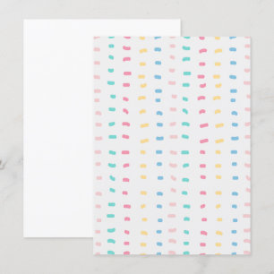 Invitation Lignes motifs