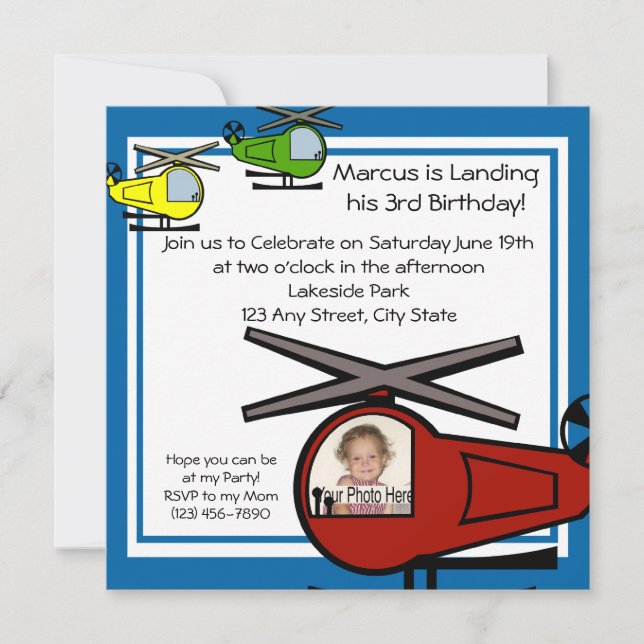 Invitation Lil' Chopper (Devant)