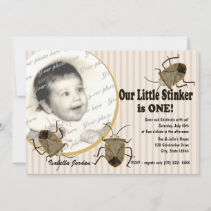 Invitation Lil Stinker 1er anniversaire