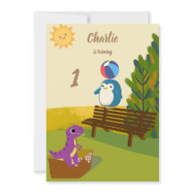 Lilac Dino à Park anniversaire