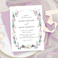 Lilac, Mauve Purple Pastel Délicieuse Mariage Flor