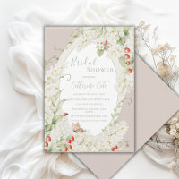Lilas blancs fraises floral vintage mariage 