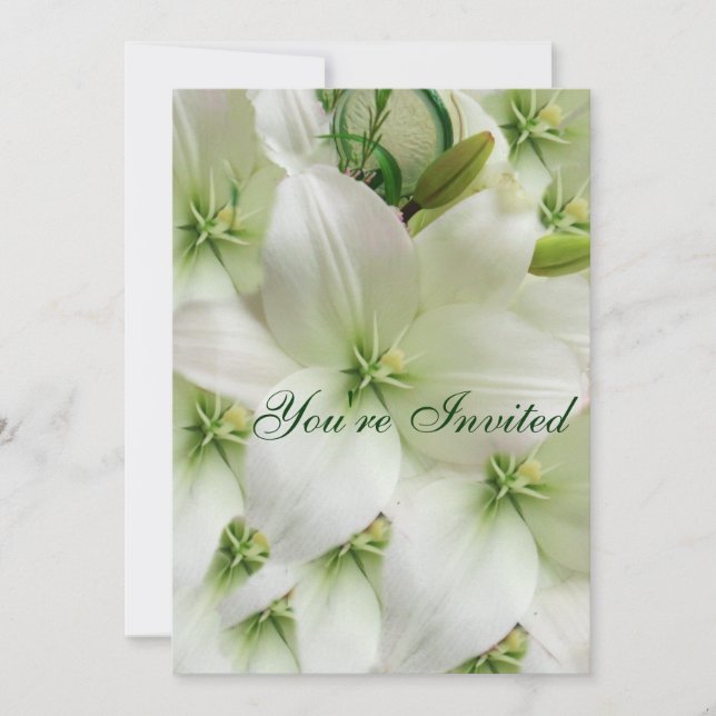 Invitation Lilies d'Amour_Invitation (Devant)