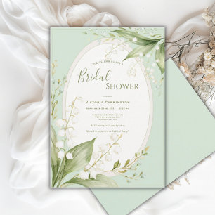 Invitation Lilies de la Vallée Mariage Fantaisiste 