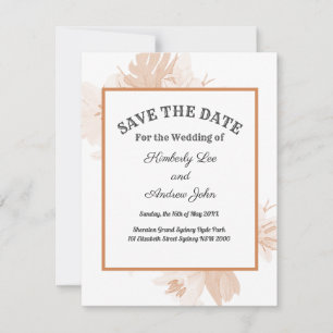 Invitation Lilies De Tigre Blanc Bleu Orange Enregistrer La D