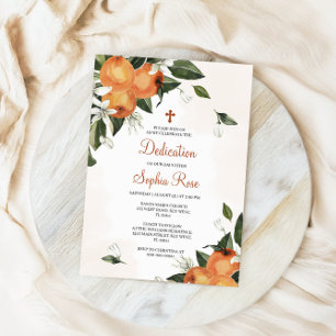 Invitation Lilies & Dédication Florale Orange