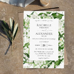 Invitation Lily of the Valley White Floral 3 Wedding<br><div class="desc">Get your guests ready for your fabulous wedding with your Lily of the Valley White Floral version 3 Wedding Invitation. for other Lily of the Valley designs, see our collection below. Hand painted watercolor florals, featuring Lily of the Valley create the foundation for your Lily of the Valley Floral Wedding...</div>