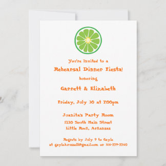 Invitation Lime Fiesta