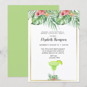 Invitation Lime Margarita Bridal Cocktail de douche Invitatio
