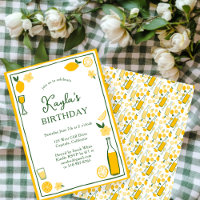 Limoncello Lemonade Lemons FÊTE D'ANNIVERSAIRE PER