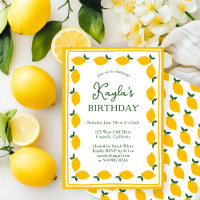 Limoncello Lemons PERSONNALISÉ JOLIE ANNIVERSAIRE