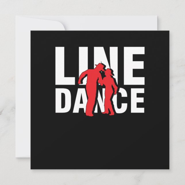 Invitation Line Dance Cowboy Line Dancing Country Music Cadea (Devant)