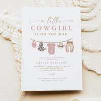 Linge de bébé rose bébé petite cowgirl Baby Shower