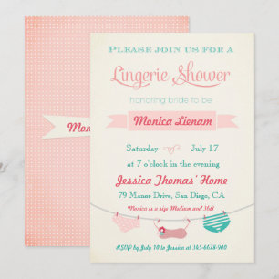 Invitation Lingerie Douche