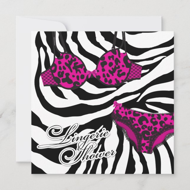 Invitation Lingerie Leopard 311-Pink (Devant)