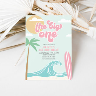 Invitation L'invitation d'anniversaire The Big One Pink Beach