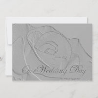 L'Invitation d'argent Mariage