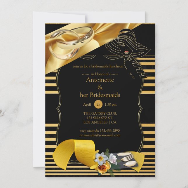 Invitation L'invitation de Gatsby Bridesmaid (Devant)