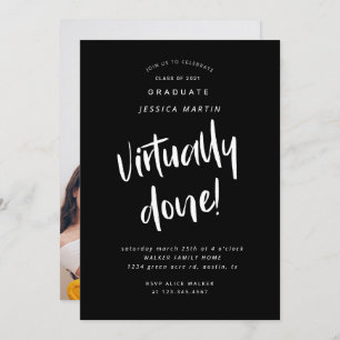 Invitation l'invitation de la fête photo de remise de diplôme