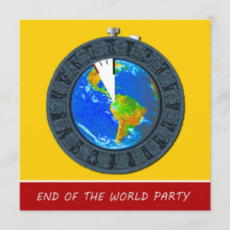 Invitation L'invitation de la fin du monde du Stopwatch Party