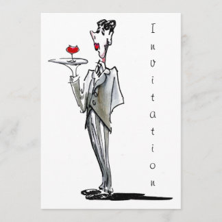 Invitation L'invitation de maître d'hôtel