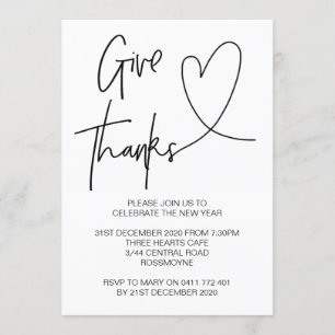 Invitation L'invitation de partie de thanksgiving donnent