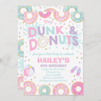 L'invitation de réception au bord de la piscine