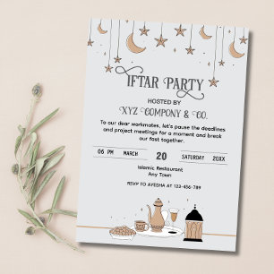 Invitation l'invitation du croissant et de l'iftar des étoile