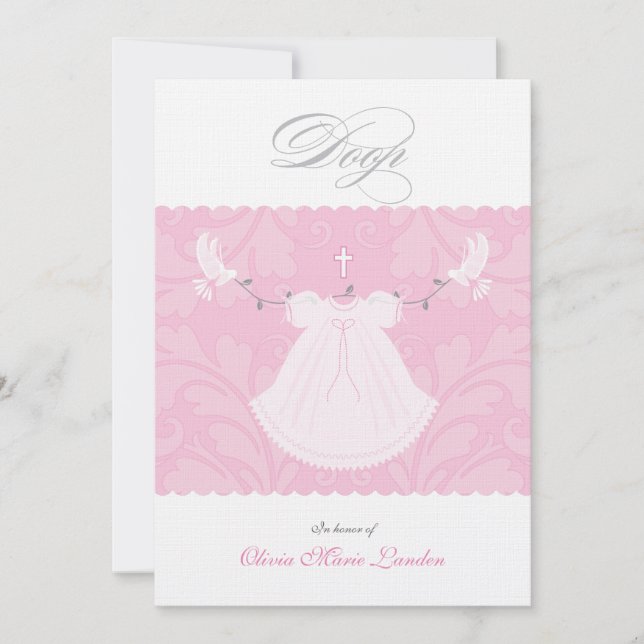 Invitation L'Invitation élégante du Doopsel de Me (Devant)