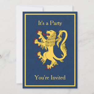 Invitation Lion Rampant