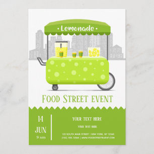 Invitation Lionade de rue