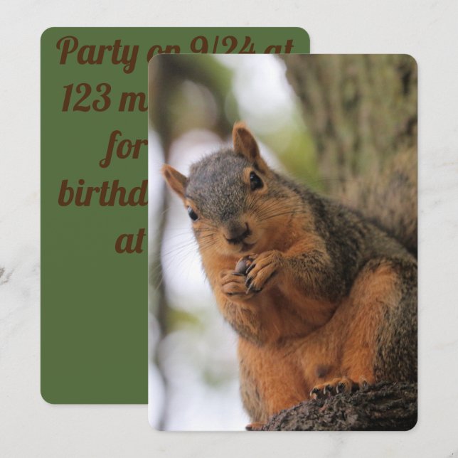 Invitation Liquide (Devant / Derrière)