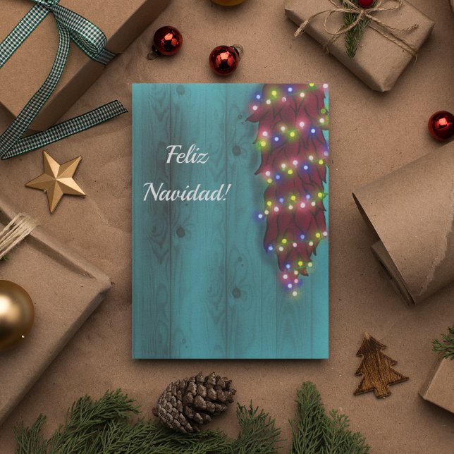 Invitation Lire rouge chilienne sur porte bleue lumières de N (Créateur téléchargé)