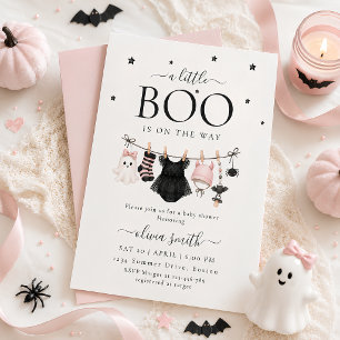 Invitation Little Boo arrive à l'occasion de la Baby Shower H