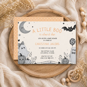 Invitation Little Boo Est Près de Naître Fête Prénatale d'Hal