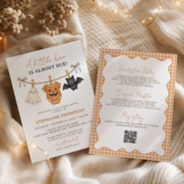 Invitation Little Boo Halloween Tout En Un Baby Shower 